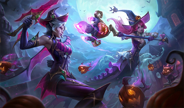 Bewitching Nami skin splash from League of Legends