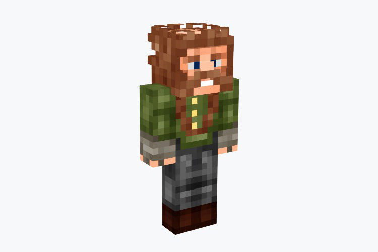 Bombur the Dwarf Lord of the Rings Minecraft Skin