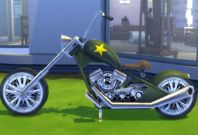 Sittable Motorcycle / Sims 4 CC
