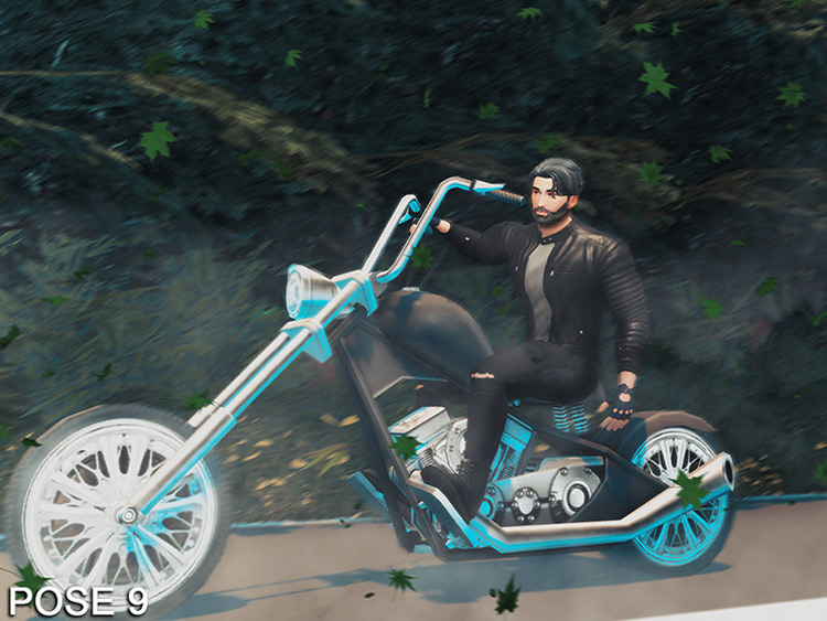 Attention III Pose Pack (Bikers) for The Sims 4