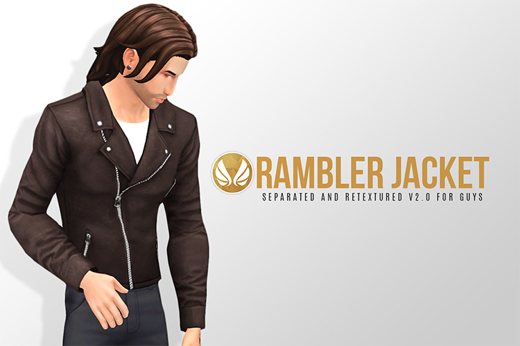 Rambler Leather Jacket / TS4 CC