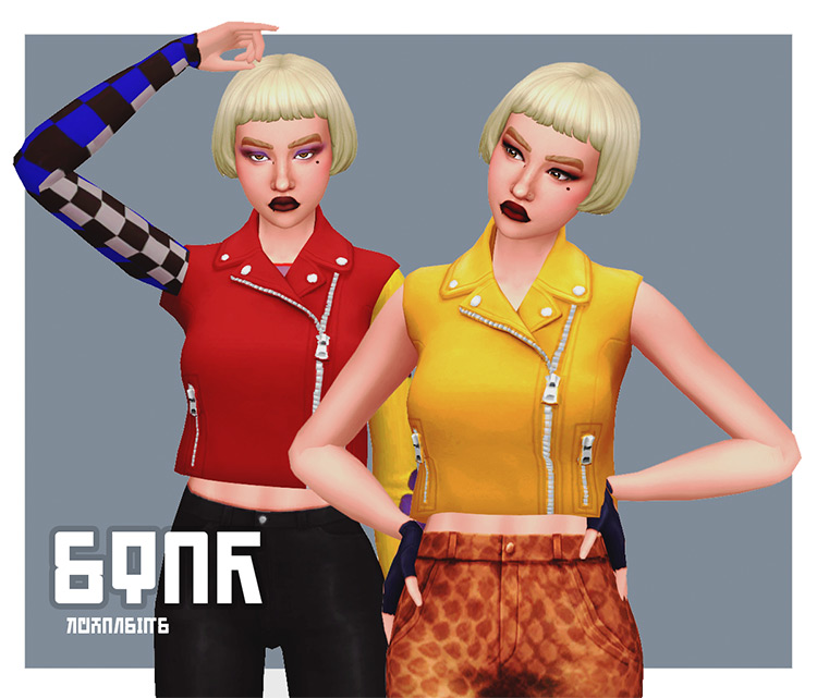 Sims 4 Biker CC  Jackets  Tattoos   More   FandomSpot - 86