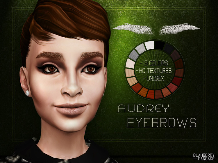 Audrey Eyebrows (Alpha CC) TS4