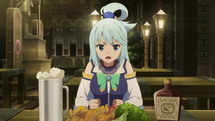 Aqua in KonoSuba: God's Blessing on This Wonderful World