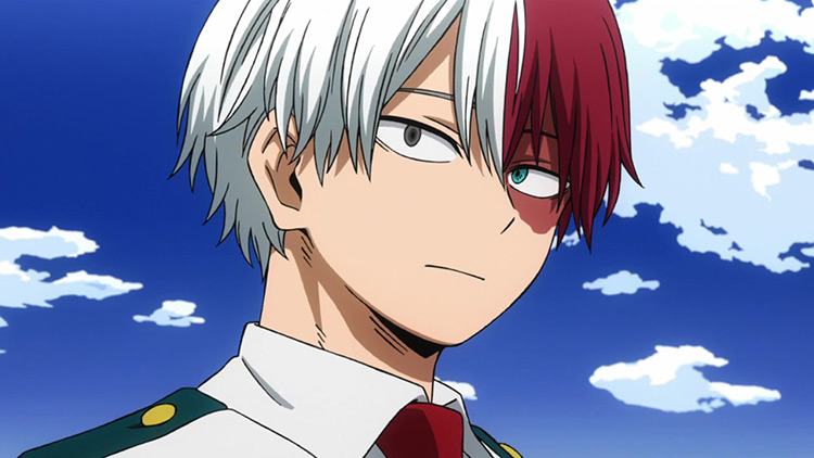 Todoroki Shoto from My Hero Academia anime