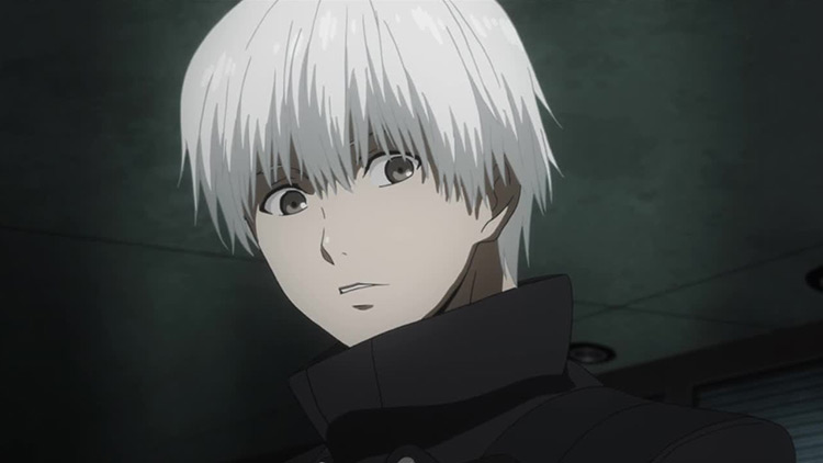 Kaneki Ken in Tokyo Ghoul anime