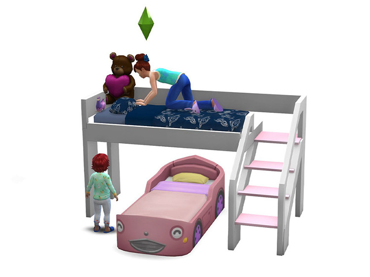 Functional Toddler Bunk Bed / TS4 CC