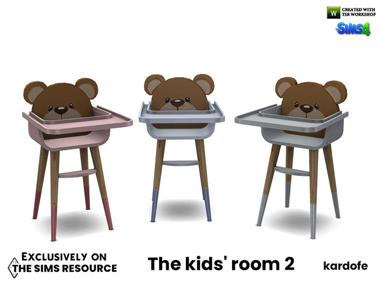 Kids Room High Chair / TS4 CC