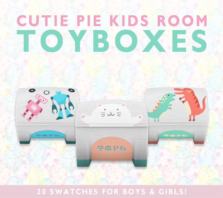 Cutie Pie Toy Box (Maxis Match) TS4 CC