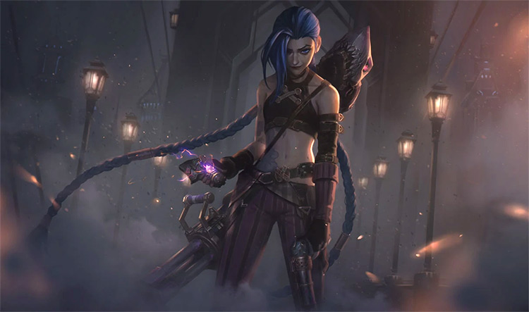 Arcane Jinx Skin Splash Image from League of Legends