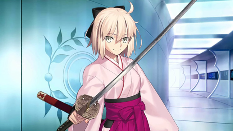 Okita Souji (Saber) in Fate/Grand Order screenshot