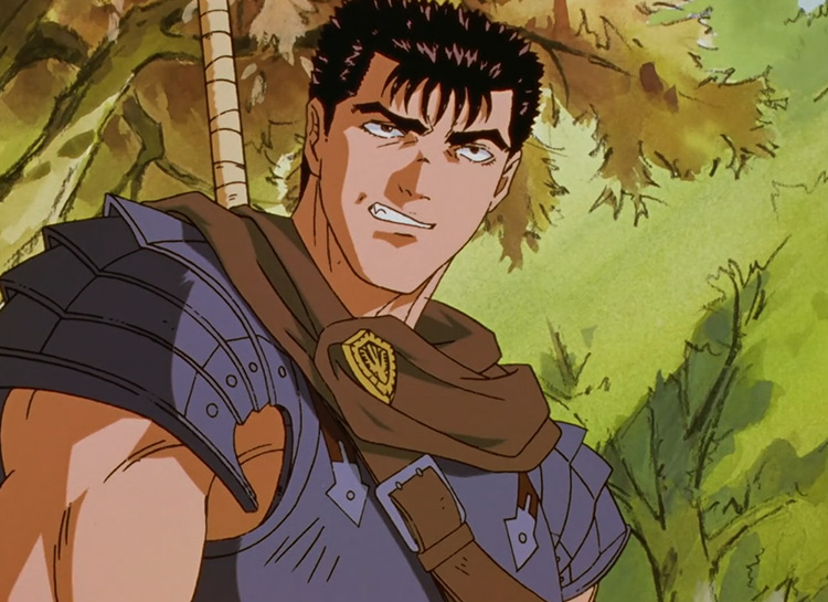 Guts in Berserk (1997) anime