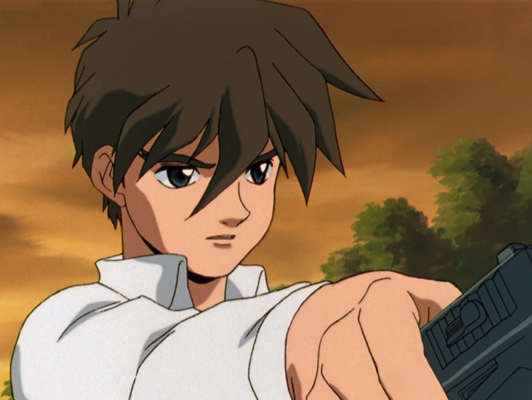 Heero Yuy Mobile Suit Gundam Wing anime screenshot