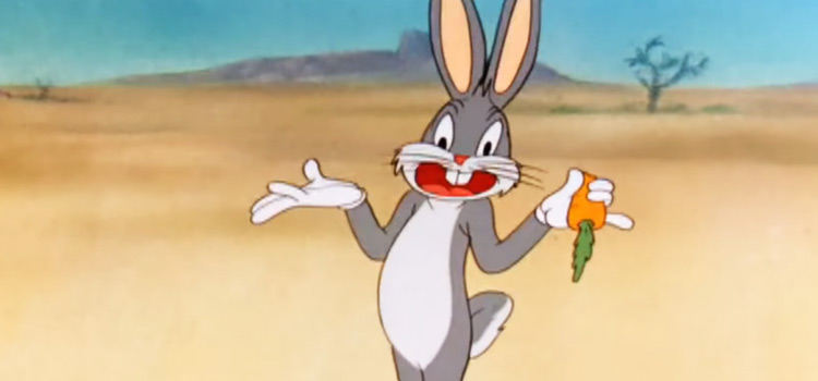 Bugs Bunny shrugging with a carrot (Credit Warner Bros.)