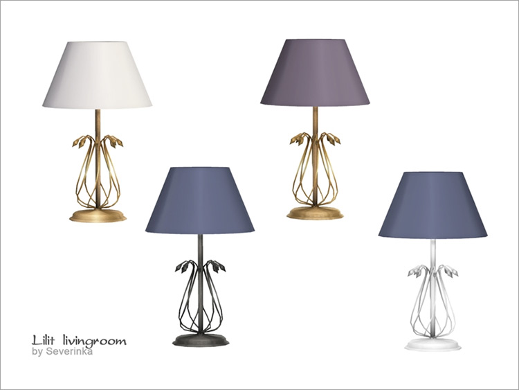 Lilit Table Lamp for The Sims 4