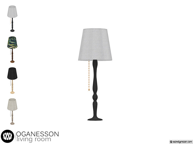 Oganesson Table Lamp / Sims 4 CC