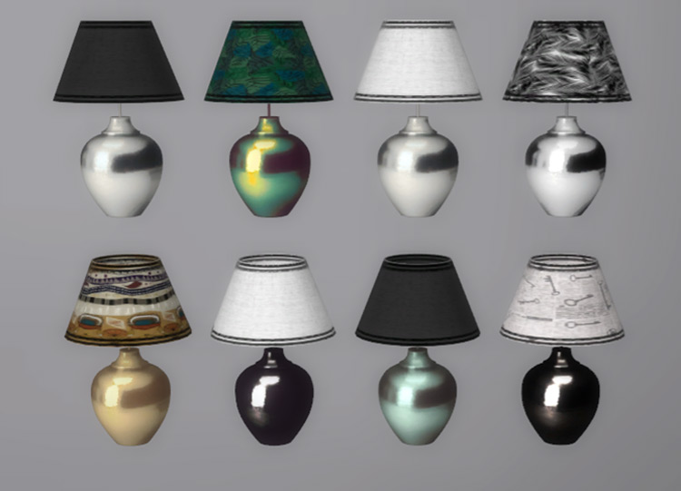 Cassandre Table Lamp / Sims 4 CC