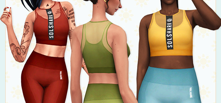Sims 4 Maxis Match Athletic Wear CC (Guys + Girls)
