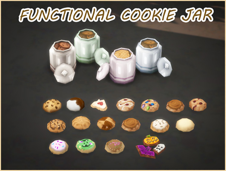 Functional Cookie Jar Preview / Sims 4 CC