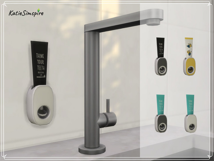 Automatic Toothpaste Dispenser / Sims 4 CC