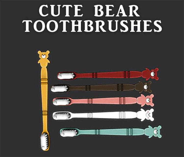 Cute Bear Toothbrushes Set / Sims 4 CC