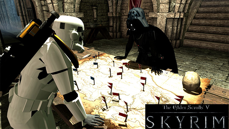 skyrim the force mod