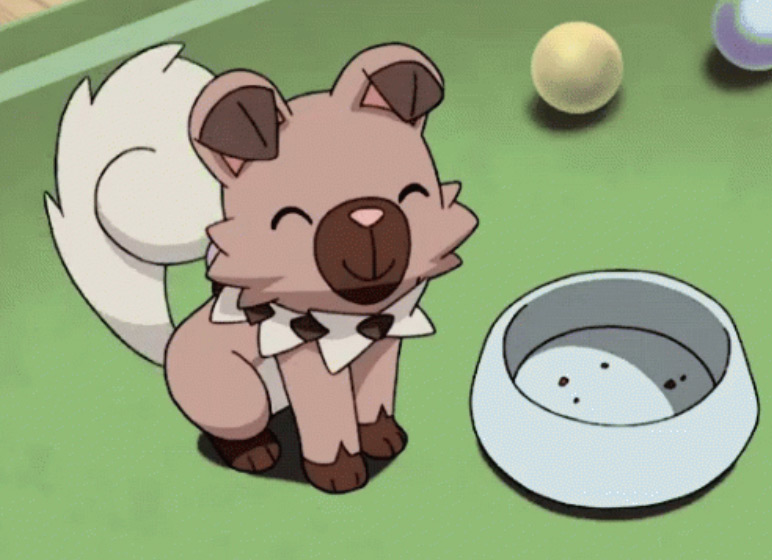 Rockruff anime dog Pokemon