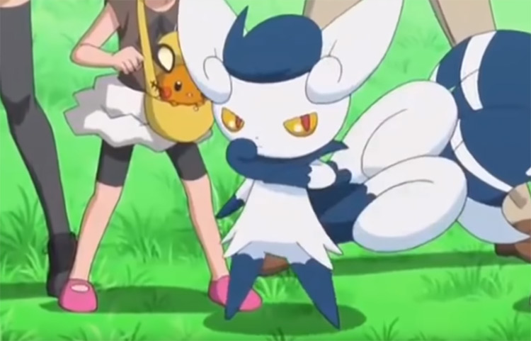 Meowstic nell'anime Pokemon