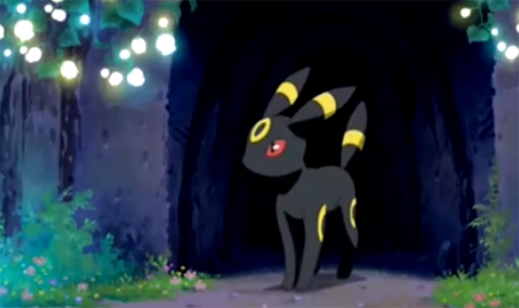 Umbreon uit de Pokemon anime