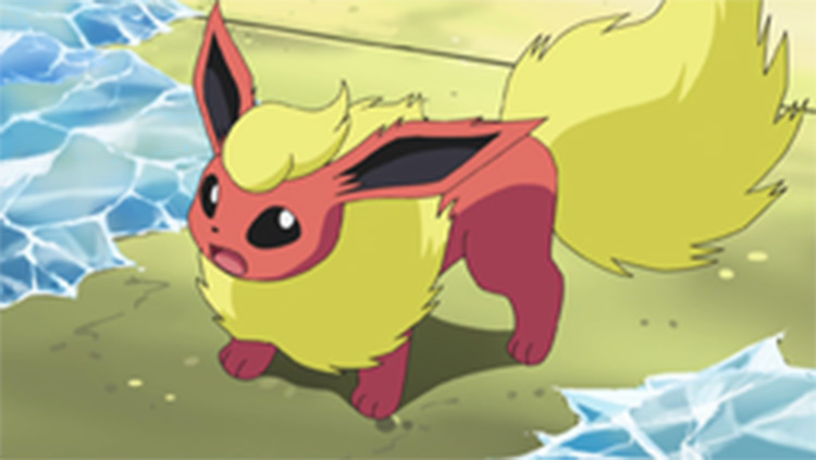 Flareon in an anime episode