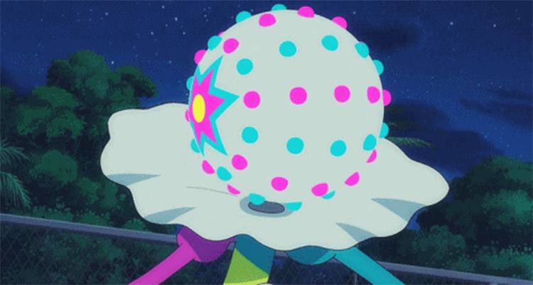 Blacephalon in the anime