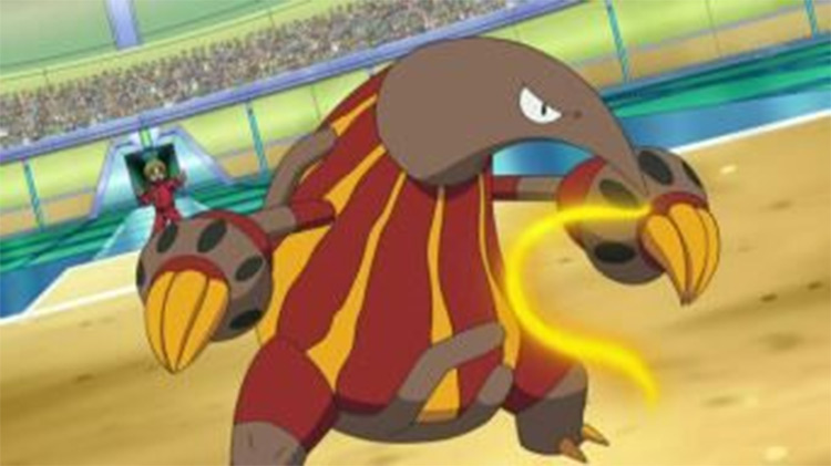Heatmor anteater Pokemon in the anime