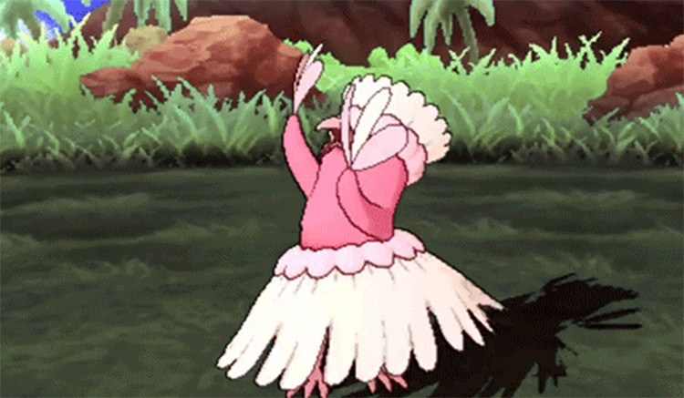 Oricorio Pokemon in-game screenshot