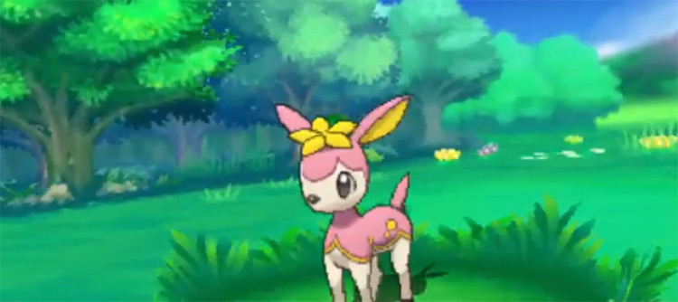 Deerling from Pokemon in-game