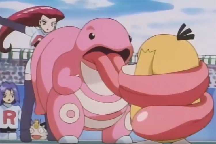 Lickitung in the Pokemon anime