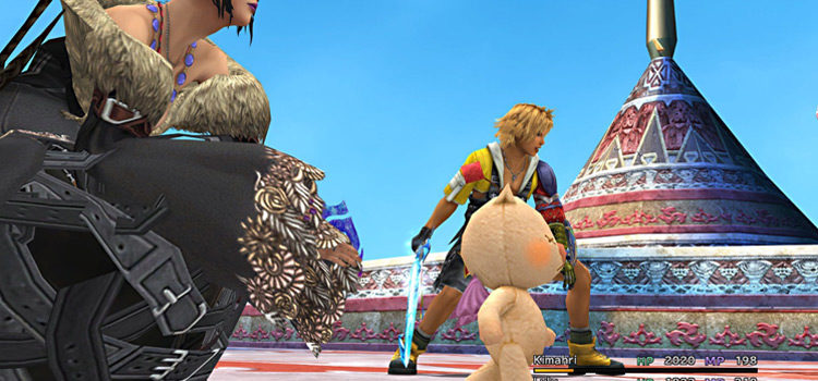 Lulu's attack stage preview in FFX HD