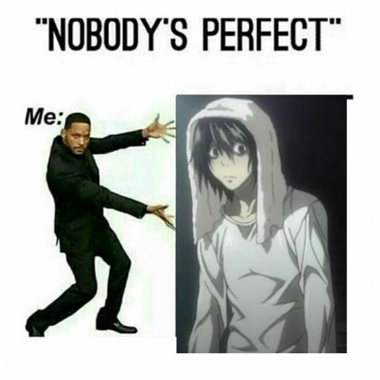 Nobodys perfect, Light Yagami Death Note Meme