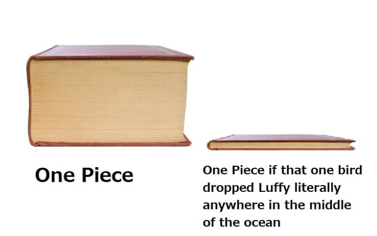 One Piece lore vs. much shorter