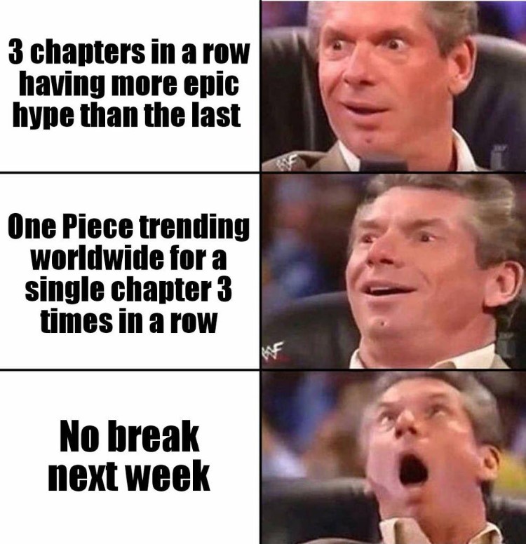 No break next week for One Piece