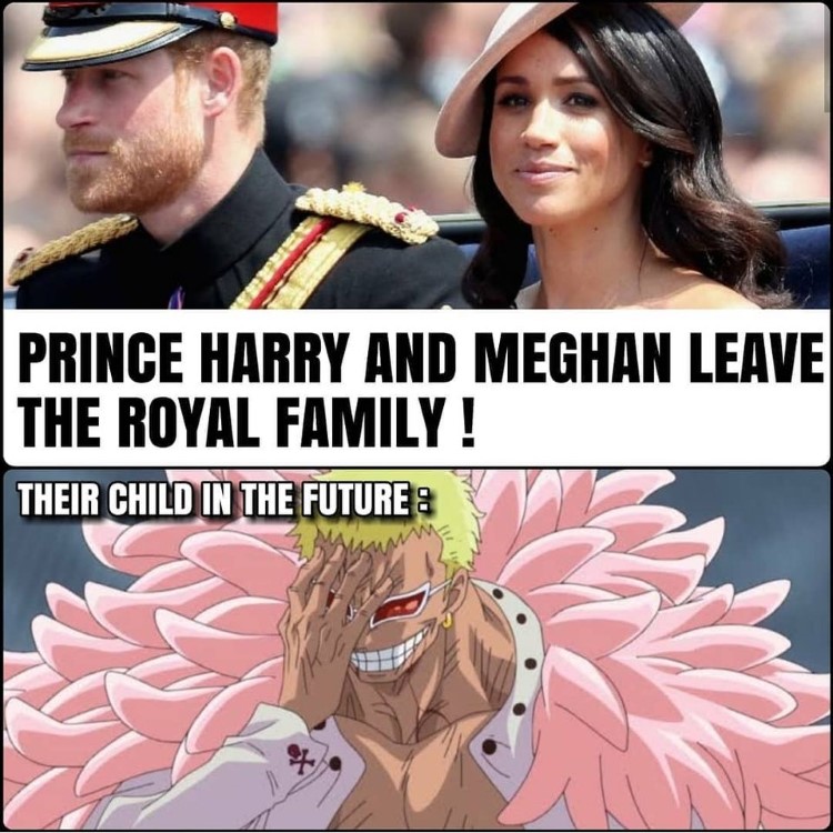 Prince Harry and Megan leave royal family! Their child: meme