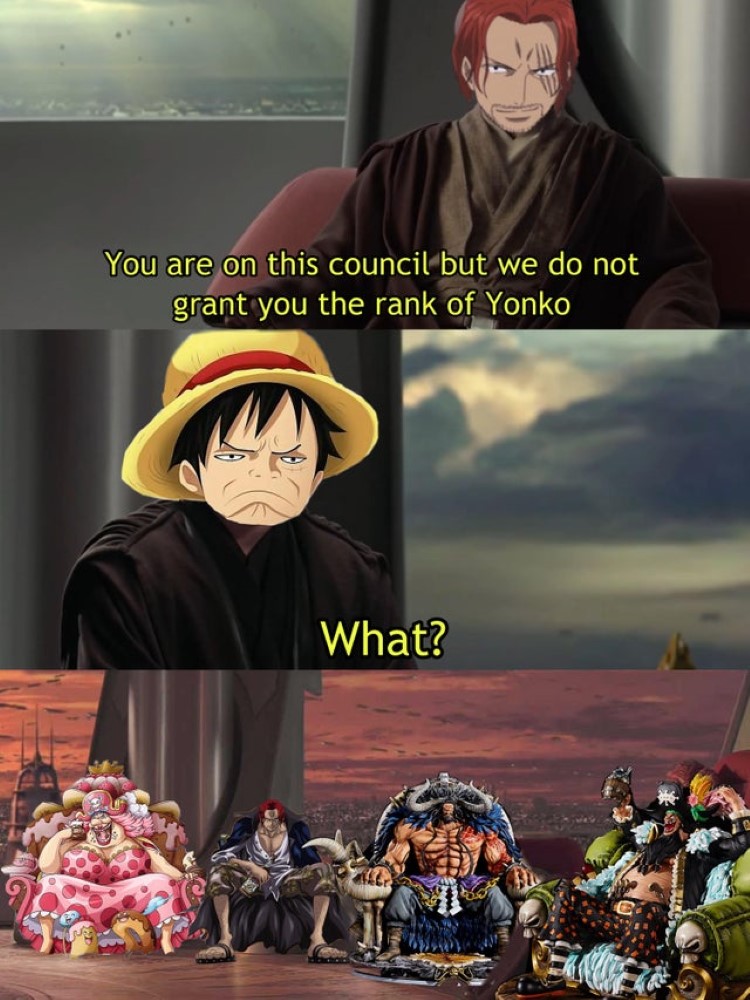 You are on this council, but we do not grant you the rank of Yonko meme