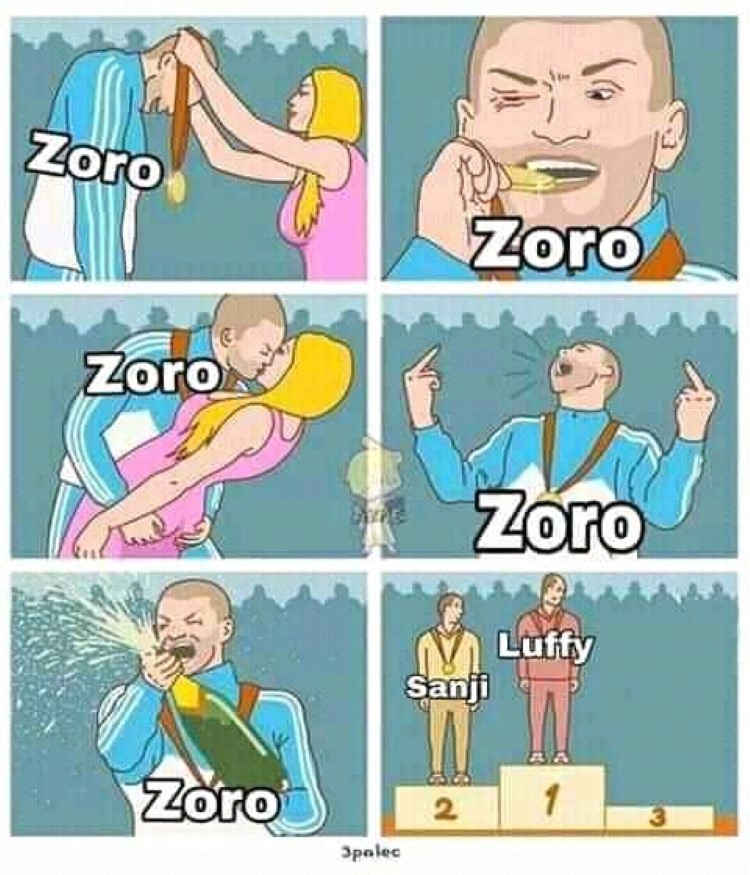 Zoro is better Luffy Sanji party