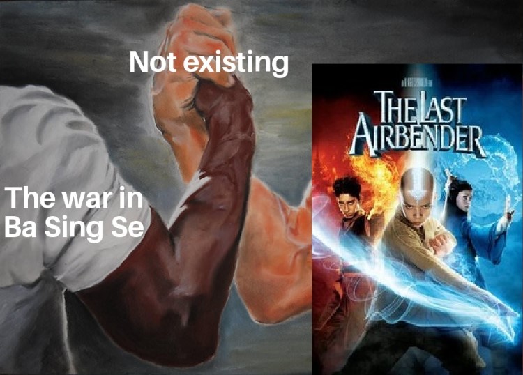 The war in Ba Sing Se, The Last Airbender cooperation meme