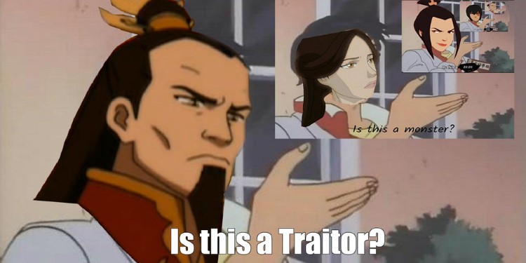 Is this a traitor Avatar - butterfly anime meme
