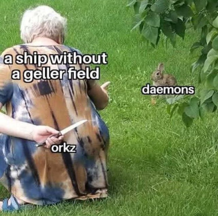 Orkz vs daemons meme