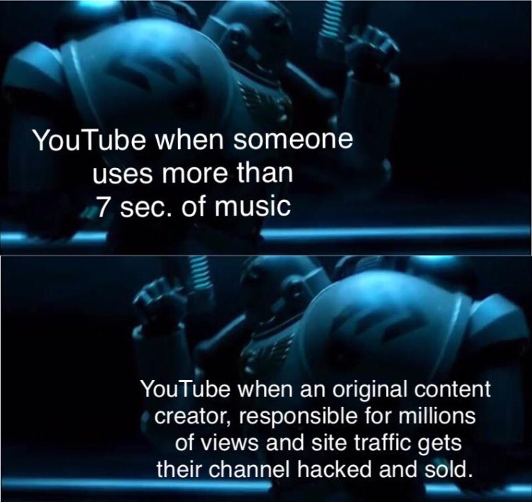 YouTube when someone is original meme